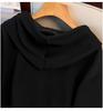 Plus Size Women's Fashionable Hoodie Cardigan, Super Loose Fit, Bust Sizes 150-170