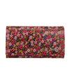 Red Large Women's Wallet with Clasp BajuBaj from Smooth Leather PD1602s82