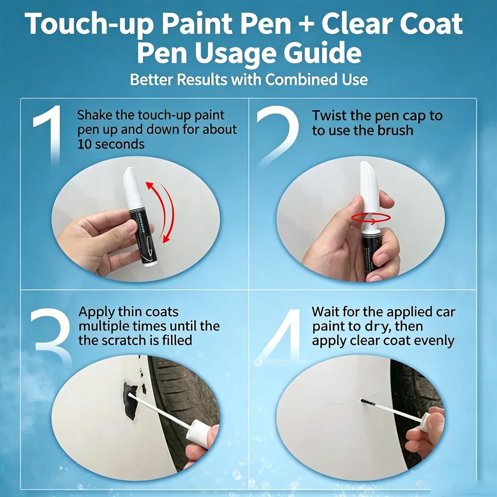 For BYD Sealion 7 EV Touch-up Paint Pen For Original Vehicle Color Scratch Repair Five Colors Automotive Repair Supplies