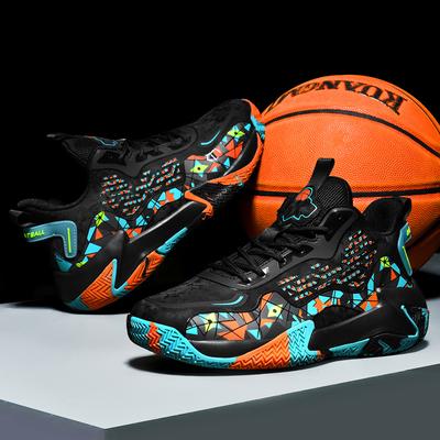 Męskie Buty do Koszykówki Oddychające Amortyzujące Antypoślizgowe Wytrzymałe Buty Sportowe Trening na Siłowni Sportowe Buty do Koszykówki