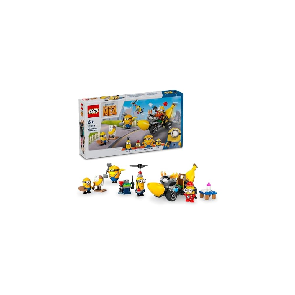 

LEGO Minions Banana Car Building Set 6-9 Years Old Educational Toy for Boys and Girls 75580
