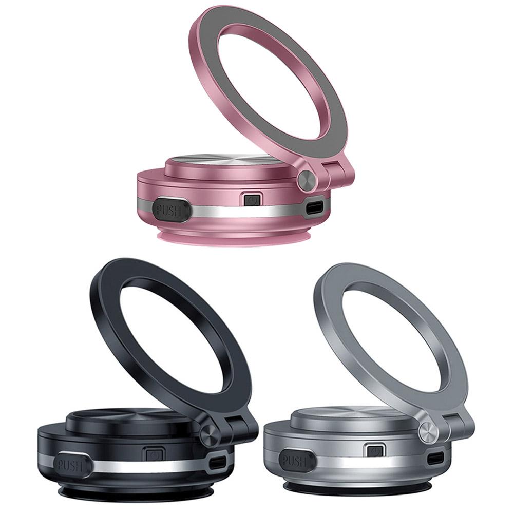 Cell Phone Holder Magnetic Cell Phone Car Mount 360° Rotation Suction Cup for iPhone Smartphone