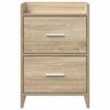 Nightstands 2 pcs Sonoma Oak 40 x 30 x 60 cm Particleboard