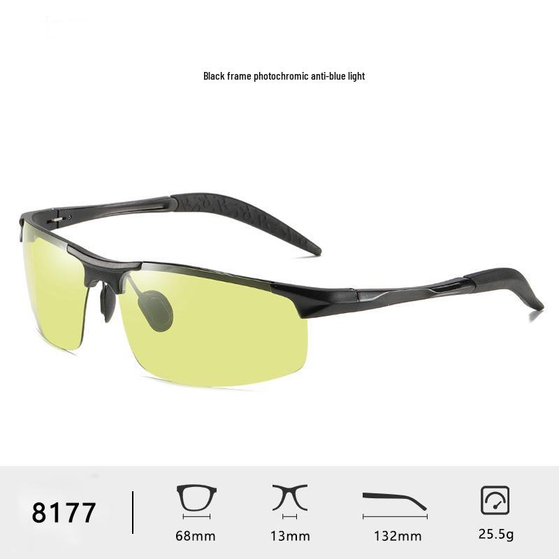 Men's Polarized Aluminum-Magnesium Sunglasses 8177 - Day & Night Vision
