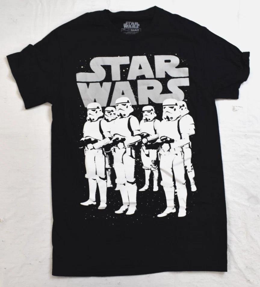 Star Wars Mens Stormtrooper Group Portrait Black Shirt New S, XL 4XL