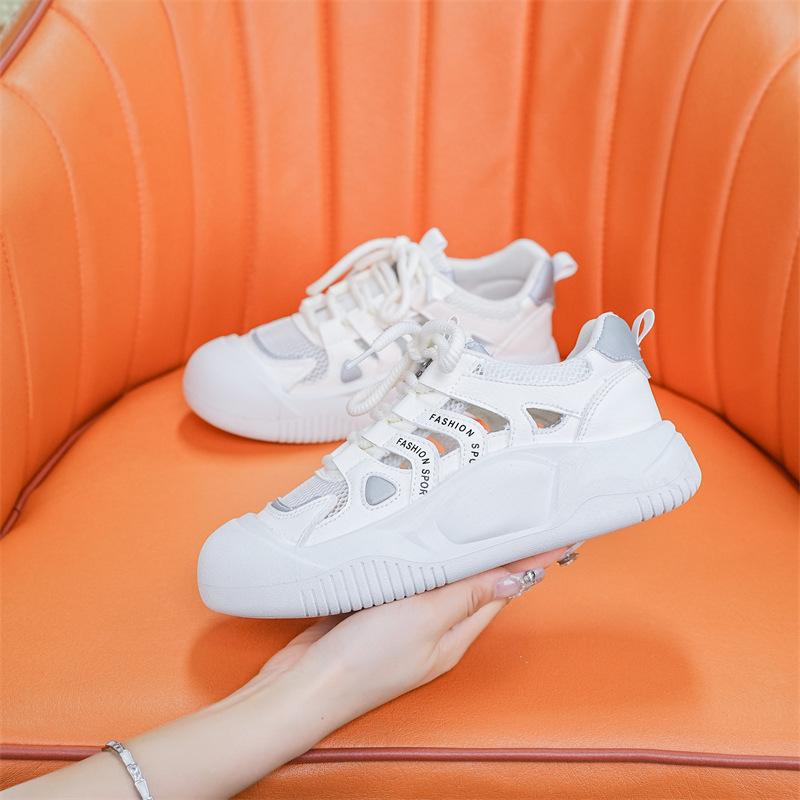 Mesh Casual Shoes Women's Sandals Summer New Hole Shoes Women's Shoes Sports Versatile Breathable Hollow Mother Shoes