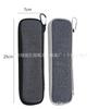Stainless Steel Outdoor Travel Cutlery Set: Knife, Fork, Spoon, Straw, Chopsticks with Storage Bag