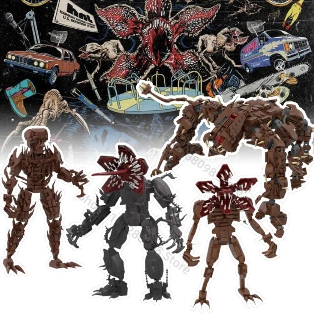 2026 New Demogorgons Vecnas Buliding Blocks Hot Tv Carnivorous Plant Giant Devil Horror Alien Boss Bricks Model Toy Gift For Kid