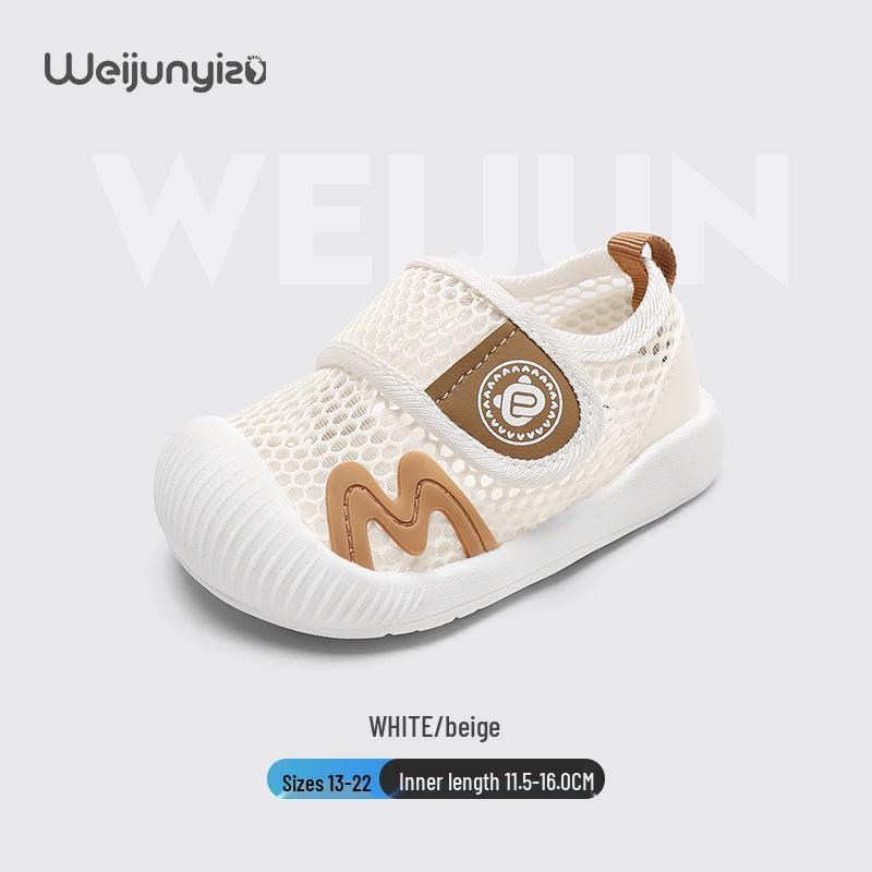 Breathable Summer Mesh Sandals for Toddler Boys, Soft Sole, Ages 1-3