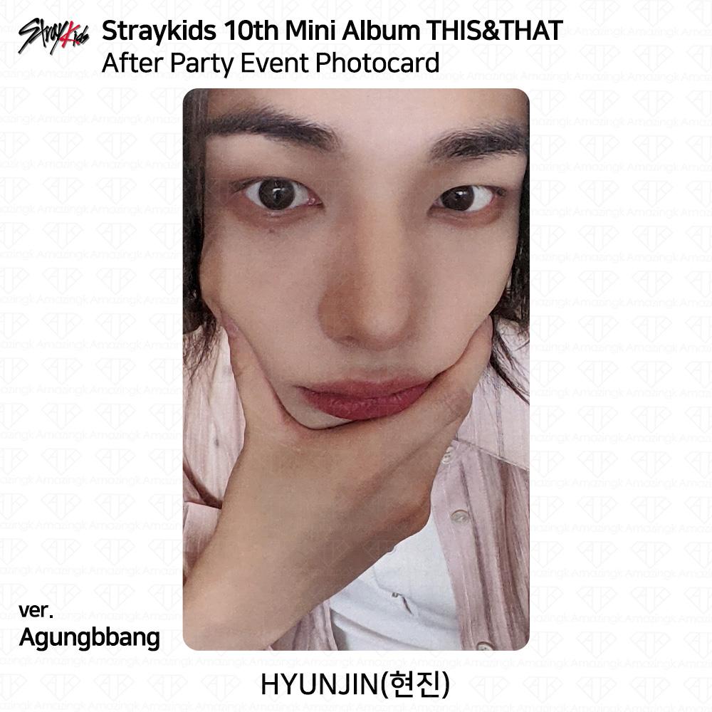 Stray Kids SKZ 10-й мини-альбом THIS & THAT Мероприятие After Party Фотокарточка Hyunjin