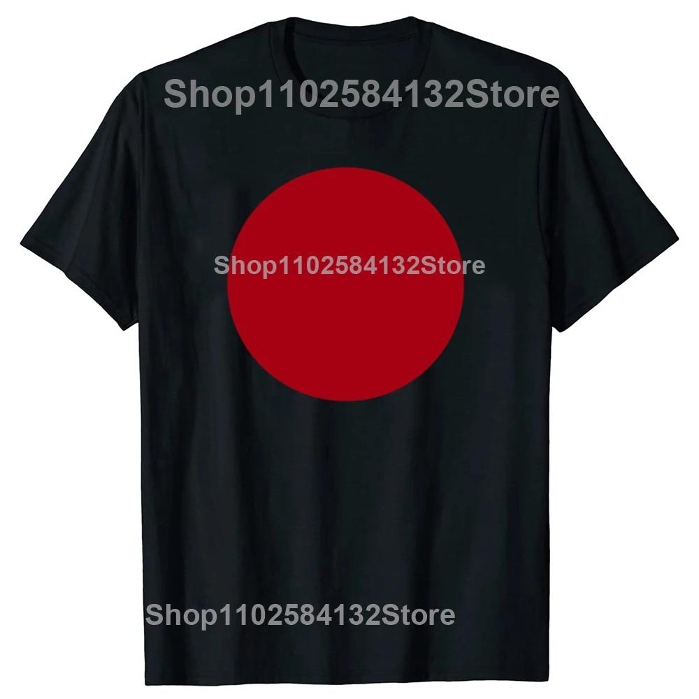 Funny Japan Flag Japanese Graphic T-shirts WoFashion Casual Tshirt 100% Cotton Loose Oversized T Shirt