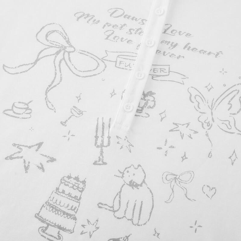 Semir Women's Oversize Printed Long Sleeve T-Shirt