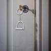 Horse Bit Keychain Stirrup Charm Snaffle Bit Keychain Key Ornament Robust Alloy Key Rings Present for Equine Fans