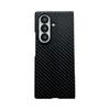 Custodia Business 2-in-1 in Pelle di Coccodrillo con Texture in Fibra di Carbonio per Samsung Galaxy Z Fold 7 6 5 4 3 Copertura Protettiva Anti-Caduta Funda