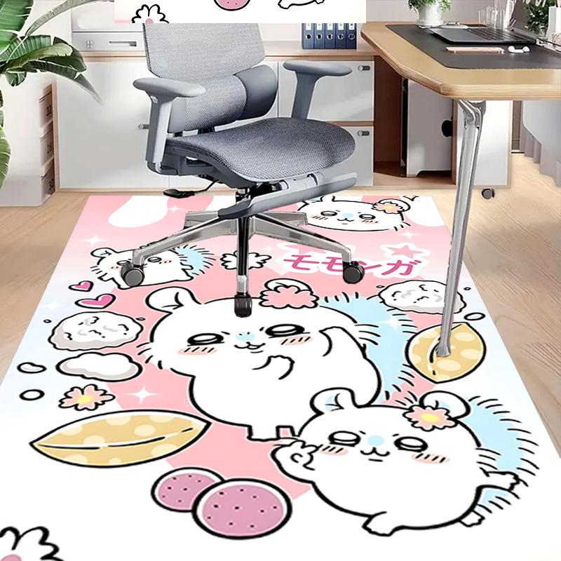 Cute Bunny Friends Carpet For Playroom Bedroom Living Room Sofa Home Decorkids Game Area Rug Nonslip Floor Mat