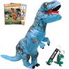 GOKEI Dinosaur Halloween Funny Dinosaur Cosplay Inflatable Tyrannosaurus Rex Inflatable Costume for School and Blue Costume, Adult, Costume, Costume,