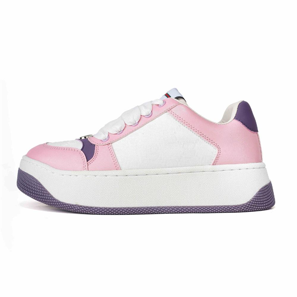 

Новые кожаные маленькие грязные туфли на толстой подошве женские маленькие толстые динги для увеличения роста грязные туфли старый цветок модные повседневные туфли на платформе 39