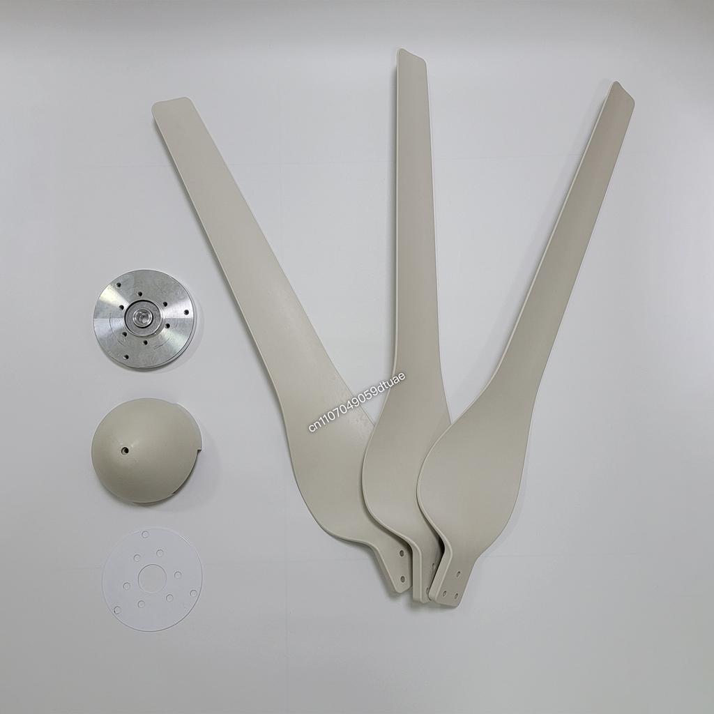 Home Use High Strength Carbon Fibers White Nylon Fiber Wind Turbine Blade Optional Hub Kit for Diy Wind Generator Free Power