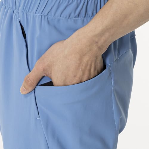 Mizuno Training Wear Stretch Cross Pants, Jersey, Player-Specific, MUGEN Color, 32MDB503, Parisian Blue