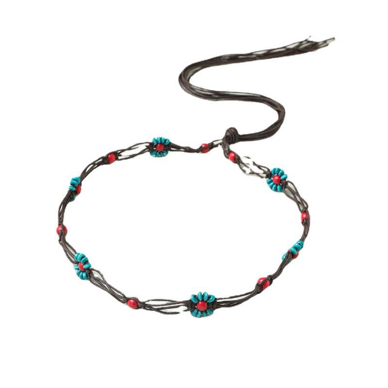 Ethnic Style Woven Belt, Girls' Belt, Fashionable and Creative Handmade DIY Hanfu Skirt Belt