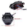 YUANYE Yamaha YZF R3 R25 Y15ZR MT07 FZ07 LC150 Motorcycle LED Tail Light Rear Brake Turn Signal Indicator Lamp Tail Light MT-07 (Black)