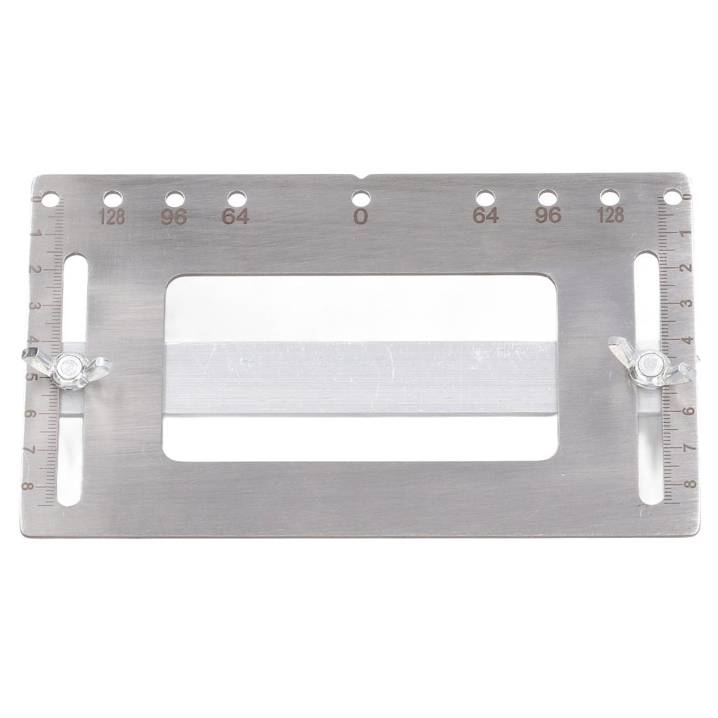 Woodworking Handle Punch Hole Locator Stainless Steel Hole Drilling Template for Cabinet Door