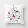 Christmas-Themed Pattern Throw Pillow Cover With Short Plush Print For Living Room Sofa Decoration Cushion Cover Pillow Covers
