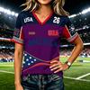 Women's Short Sleeve T-Shirt Casual Letter Print Tee Top for Everyday Wear