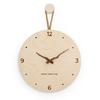 Nordic Minimalist Wooden Hemp Rope Wall Clock Creative Wall Hanging Watch Mute Quartz Clock Home Living Room Office Decoration