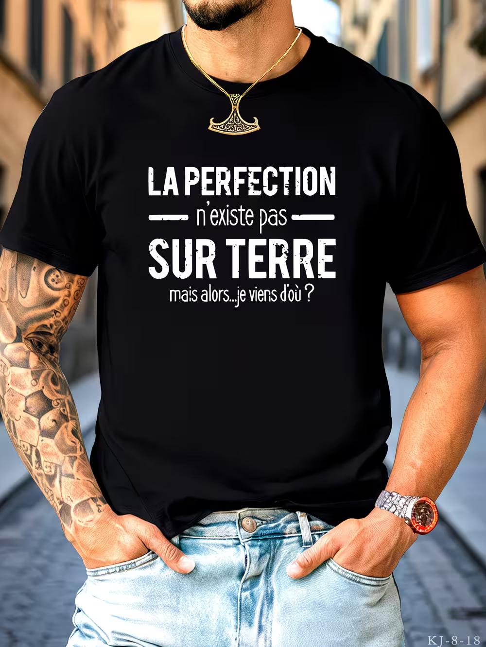 Men S Fun French Slogan T-Shirt | French Version of  I Don t Understand You  S