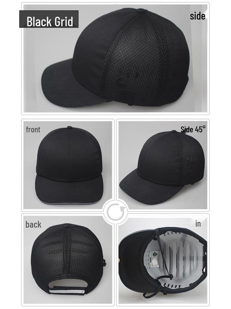 Lightweight Construction Safety Helmet: Anti-Smash Baseball-Style Hat for Workers & Welders