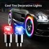 Car Colorful Hot Wheel Intelligent Dual Sense Tire Light Cool Wheel Hub Light Wheel Arc Light Valve Mouth Hot Wheel Light