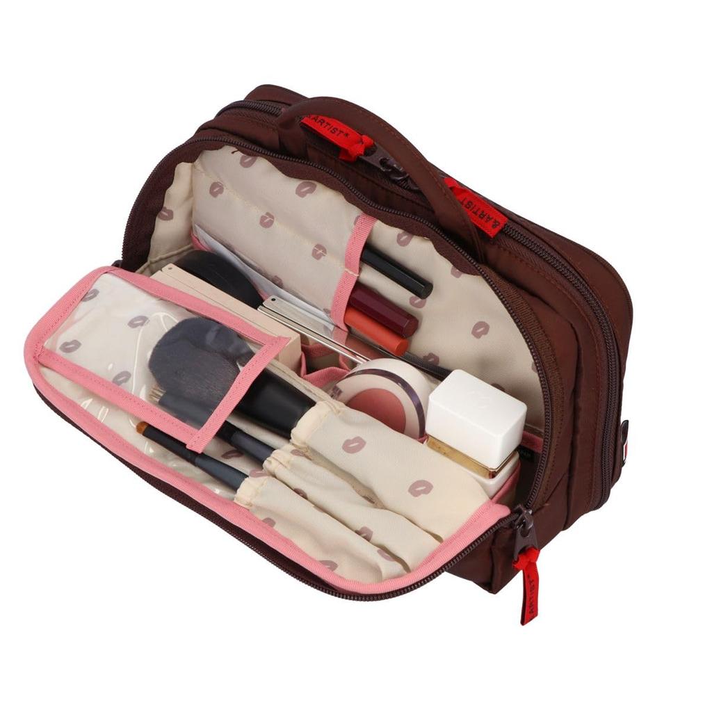 Large Capacity Cosmetic Large Slope Shape Porti Lip Pouch, Pouch, 4WP-PU120, Artisan&artist