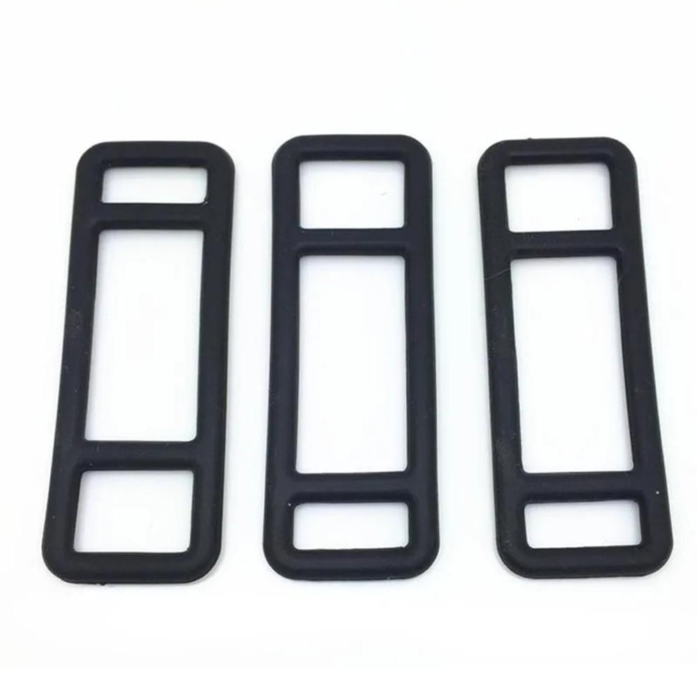 4pcs 67MM Driving Recorder Fixed Bandage Strap Silicone Fit for DVR