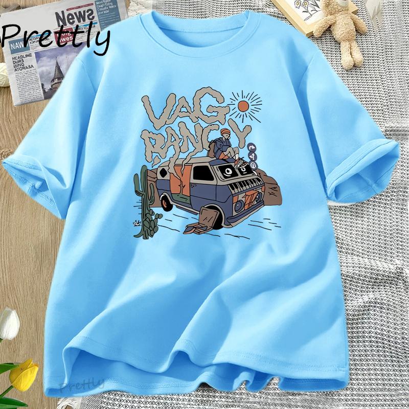 

Retro American Style Cotton Short Sleeve Womens Tshirt Summer Loose Graphic Top Trendy Round Neck Print Tshirt Streetwear 4XL