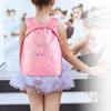 Girls Ballet Dance Backpack Kids Shoulder Sports Zipper Bag(Pink)