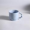 Creative Ink Splash Ceramic Coffee Mug with Twisted Handle