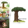 Décoration de Jardin en Résine Mon Voisin Totoro Avec Chat de Dessin Animé à Bascule Pour la Maison et le Bureau