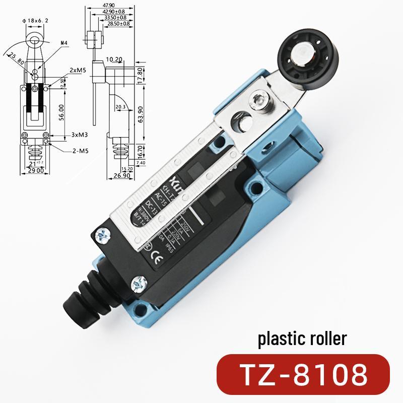 Limit Micro Switch TZ-ME8108 Series: Models 8104, 8107, 9101, 8111, 8112, 8166