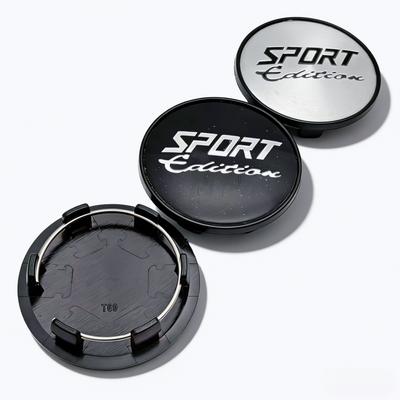 4pcs 69mm ( Clips 56mm ) Sport Edition Logo Emblem Badge Car Wheel Center Caps Rim Hubcaps Wheel Hub Dust Cover Car Accessories