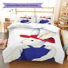 Goodnight Moon Pattern Bedding,Quilt Set Quilt Cover Pillowcase Home Birthday Gift (1 * duvet cover + 2 * pillowcase, without core)