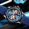 MEGIR Men Watches Luxury Quartz Wristwatch Waterproof Men's Sports Chronograph Silicone Strap Clock Relogio Masculino 2230