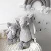 L  Nordic Super Soft Ins Exciting Baby Elephant Cartoon Plush Toy Super Soft Doll Doll Sleep With Birthday Gift