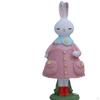 Easter Bunny Figurine Sculpture Decorative Fine Workmanship Decoration Desktop Ornament for
