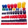 10pcs Durable Soft Cover Protective Lid Stopper Plug Nut Seal Sleeve Rubber Cap Thread Protection