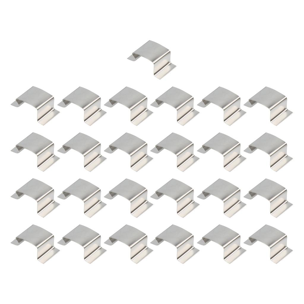 Greenhouse Glass Clips Stainless Steel Construction for Reliable Support and Organization In Your Gardening Space