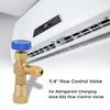 1 4   Flow Control Valve for Refrigerant Charging Hose R22 Flow Control Valve