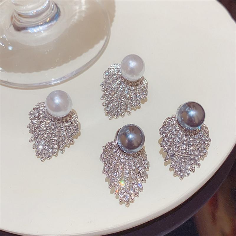 Fashion rhinestone ear stud earrings Korean Fashion Jewelry Gift