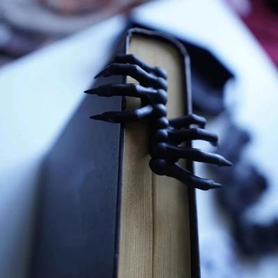 Teufelskralle Lesezeichen Eckenmarkierer Lesezeichen Teufelskralle Halloween Heim Desktop Dekoration Ornamente Geschenk