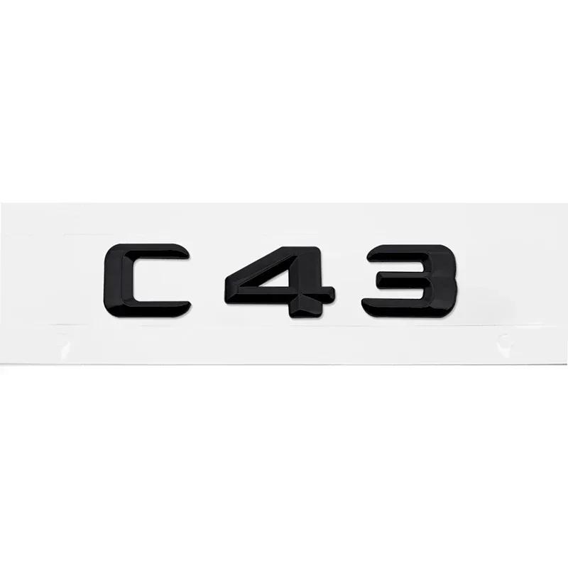 Modified Car Trunk Sticker Letter Badge Decals Decoration for Mercedes Benz C Class C32 C36 C43 C55 C63 C180 C200 C220 C230
